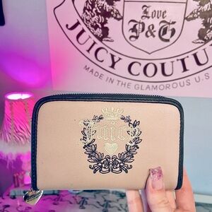 Pink and brown juicy couture wallet